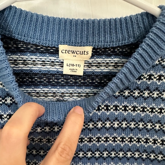 Blue Patterned Sweater - Picture 3 of 3